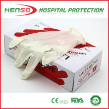 Henso Disposable Powdered Latex Examination Gloves